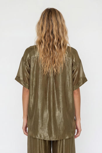 S DEMOISELLES Camicia Over Metallizzata 1086 - 4