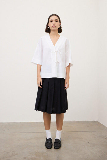 Camicia kimono a mezza manica - 4