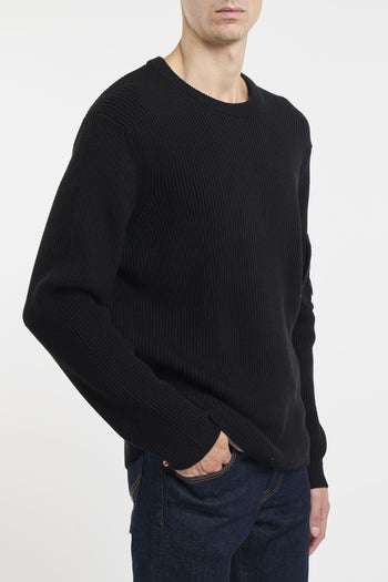 Maglia girocollo a coste - 3