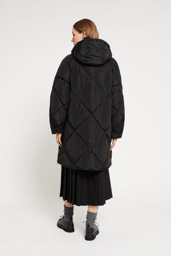 Piumino midi con cappuccio - 6