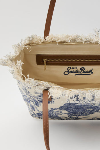 Borsa City medium in canvas fantasia - 5