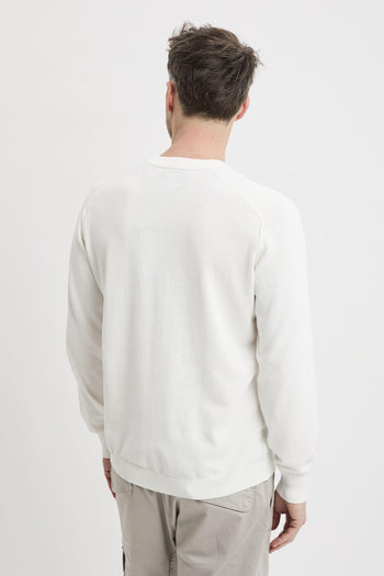 Maglia girocollo in cotone crepe - 5