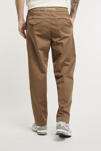 Pantalone joggers in cotone con pinces - 6