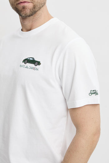 T-shirt Portofino con ricamo "Punto alla carriera" - 4