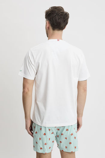 T-shirt Blanche con taschino - 6