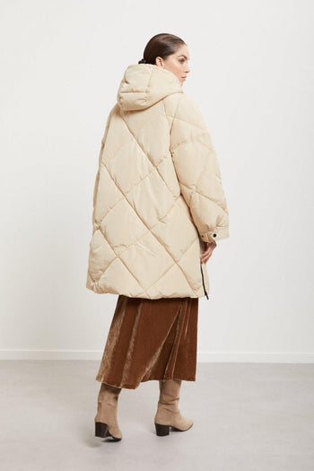 Piumino midi con cappuccio - 5