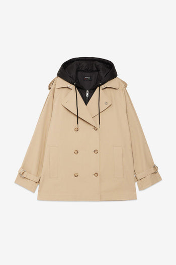 Trench corto doppiopetto - 7