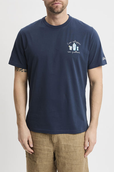 T-shirt Portofino con ricamo "Creo soluzioni non problemi"
