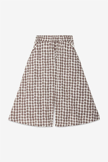 Pantalone culotte ampio - 5