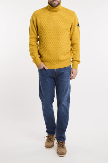 Maglia collo alto in lana e cashmere - 6