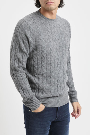 Maglia girocollo Cable - 3