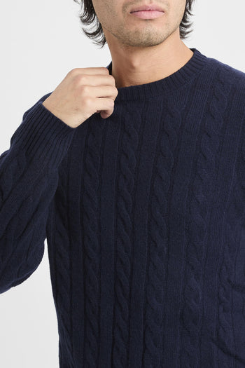 Maglia girocollo Cable - 6