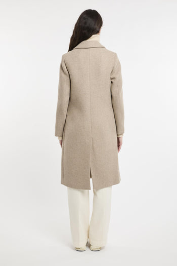 Cappotto lungo in misto lana - 5