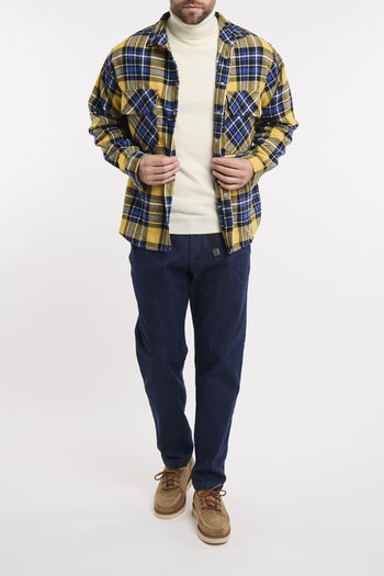 Camicia oversize stampa check - 5