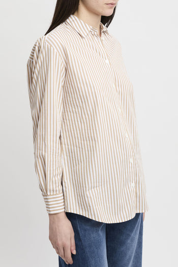 Camicia Brigitte in cotone a righe con ricamo - 3