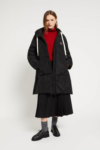 Piumino midi con cappuccio - 3