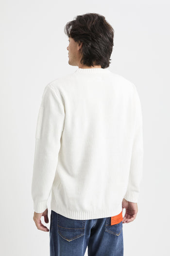 Maglia girrocollo in ciniglia - 6