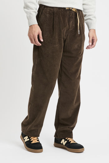 Pantalone in velluto con pinces - 3