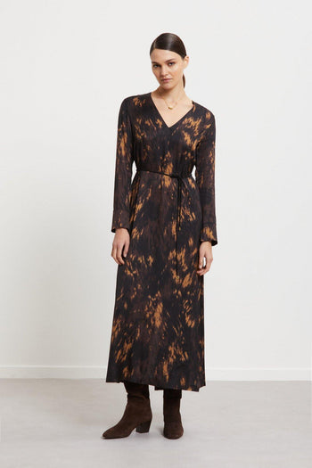 Abito midi in viscosa - 3