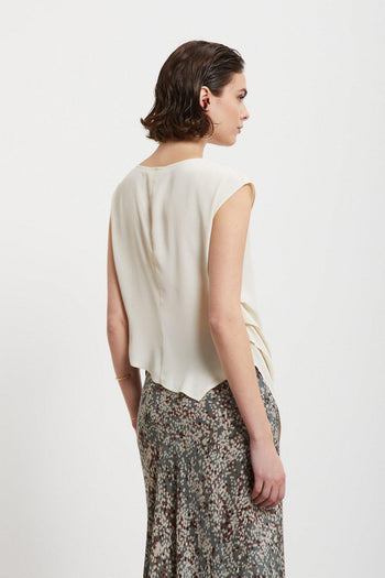 Top in crepe misto seta - 3