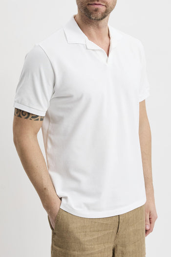 Polo Charles in piquet di cotone - 3