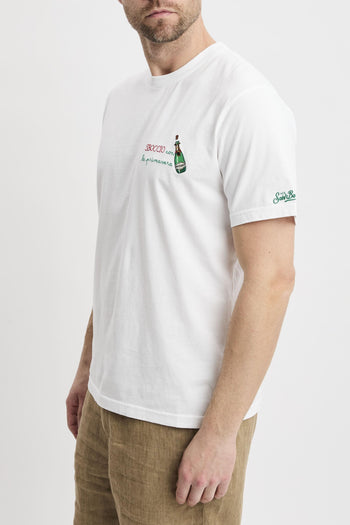 T-shirt Portofino ricamo "Sboccio con la primavera" - 2