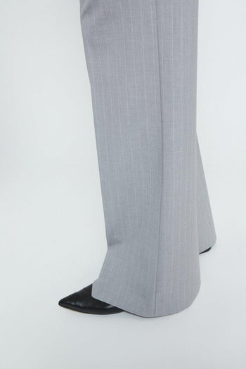 Pantalone dritto gessato - 4