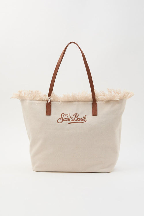 Borsa City regular in tessuto canvas