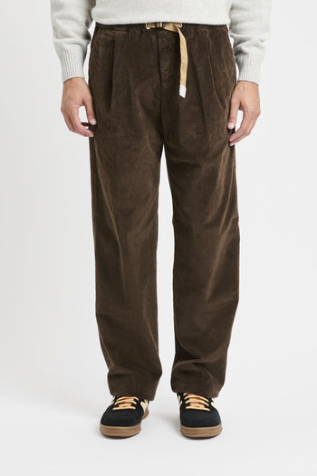 Pantalone in velluto con pinces - 4