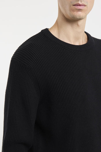 Maglia girocollo a coste - 6