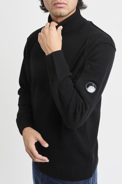 Maglia collo alto lambswool