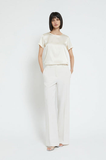 T-shirt in seta e viscosa - 4