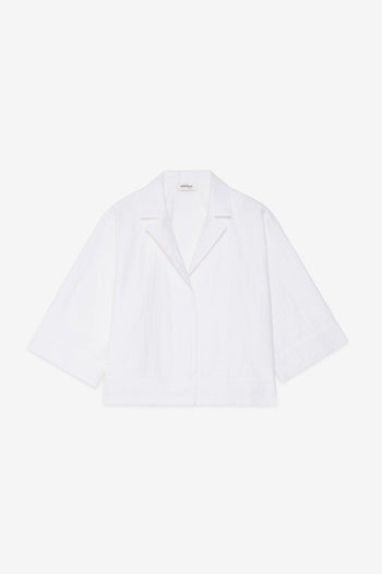 Camicia cropped a mezza manica - 5
