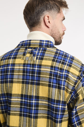 Camicia oversize stampa check - 6