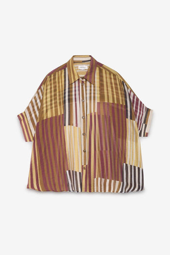 Camicia boxy fit a righe - 5