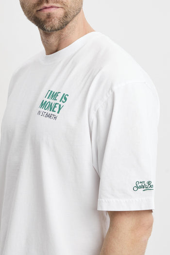 T-shirt Delmar con stampa "Time is money" - 4