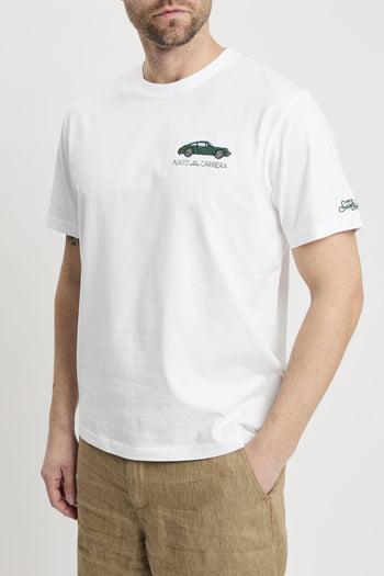 T-shirt Portofino con ricamo "Punto alla carriera" - 3