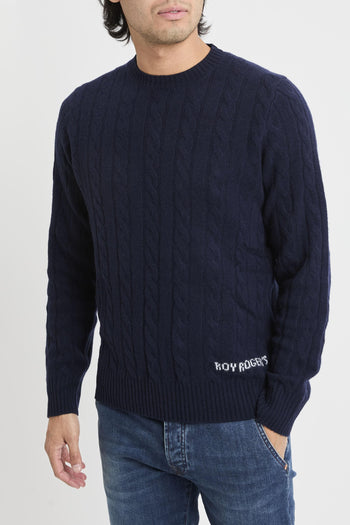 Maglia girocollo Cable - 2