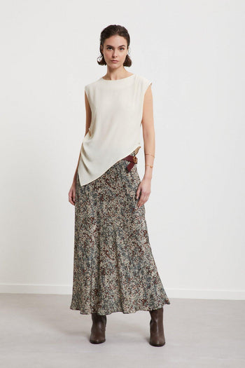 Top in crepe misto seta - 4