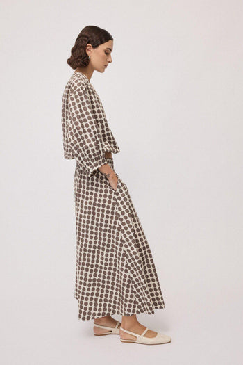 Pantalone culotte ampio - 3