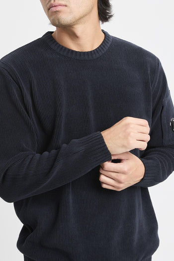 Maglia girocollo in ciniglia - 5