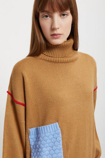 Maglione con dettagli a contrasto - 2