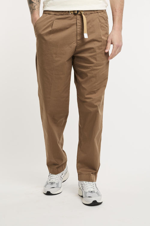 Pantalone joggers in cotone con pinces