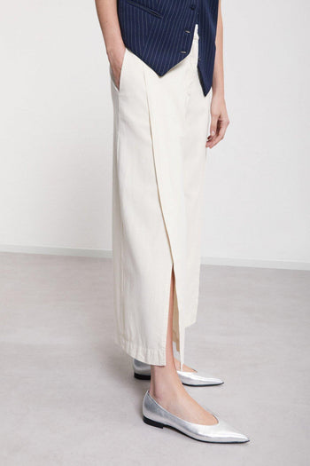 Pantalone culotte in cotone - 4