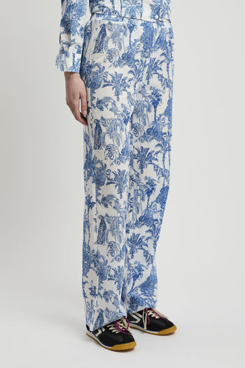 Pantalone Inez in cotone con stampa - 3