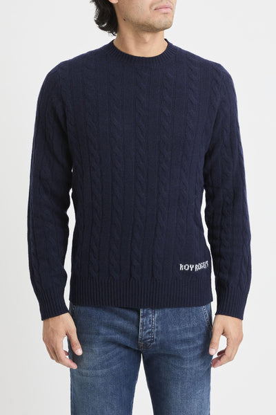 Maglia girocollo Cable