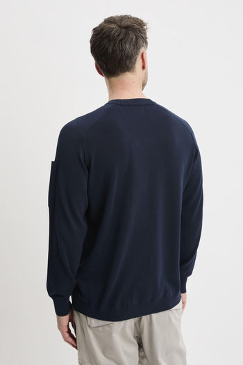 Maglia girocollo in cotone crrepe - 5