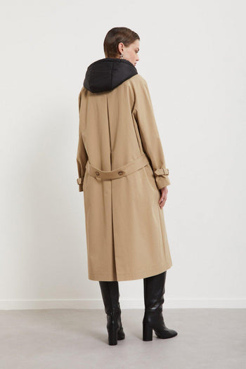 Trench lungo con cappuccio - 3