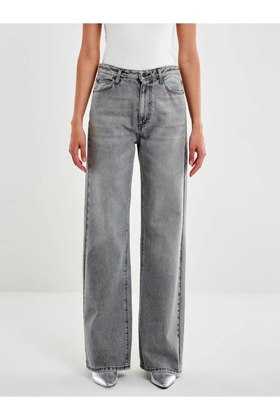 Jeans Zeno grigio con glitter