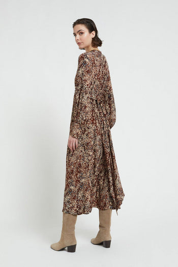 Abito lungo in viscosa - 4